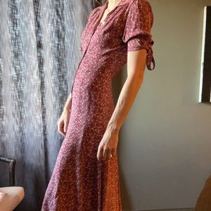 Vintage floral 40’s dress